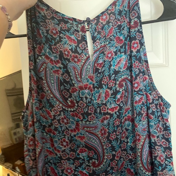 Talbots Paisley colorful blouse - Picture 3 of 3